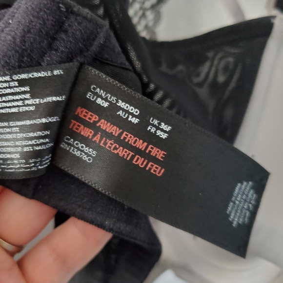 36DDD (36F) Strappy Balconette Bra Set - Picture 4 of 4